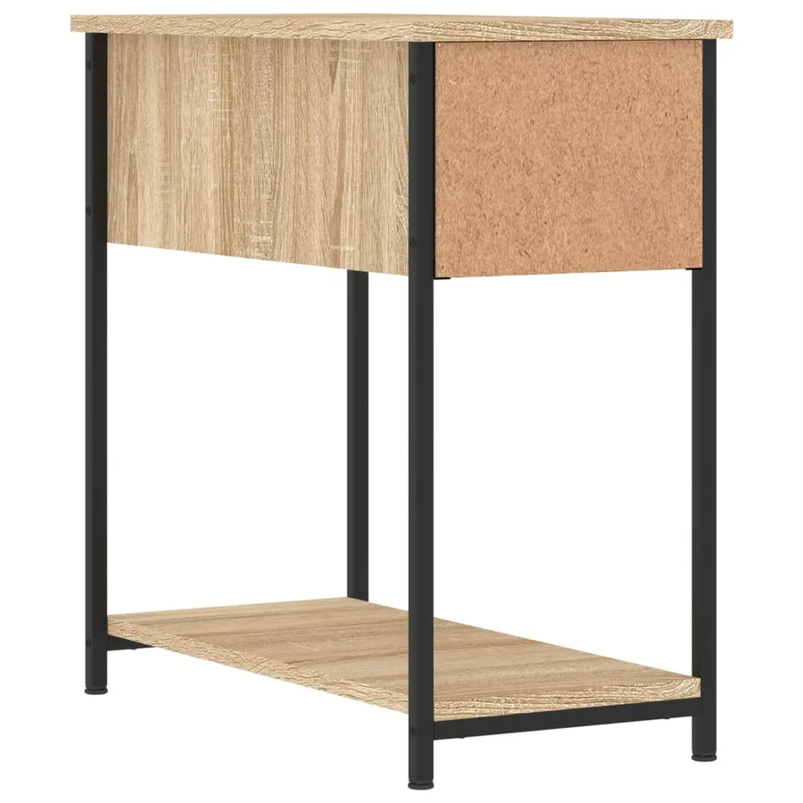 Tables de chevet 2 pcs chêne sonoma 30x60x60 cm bois ingénierie - 9