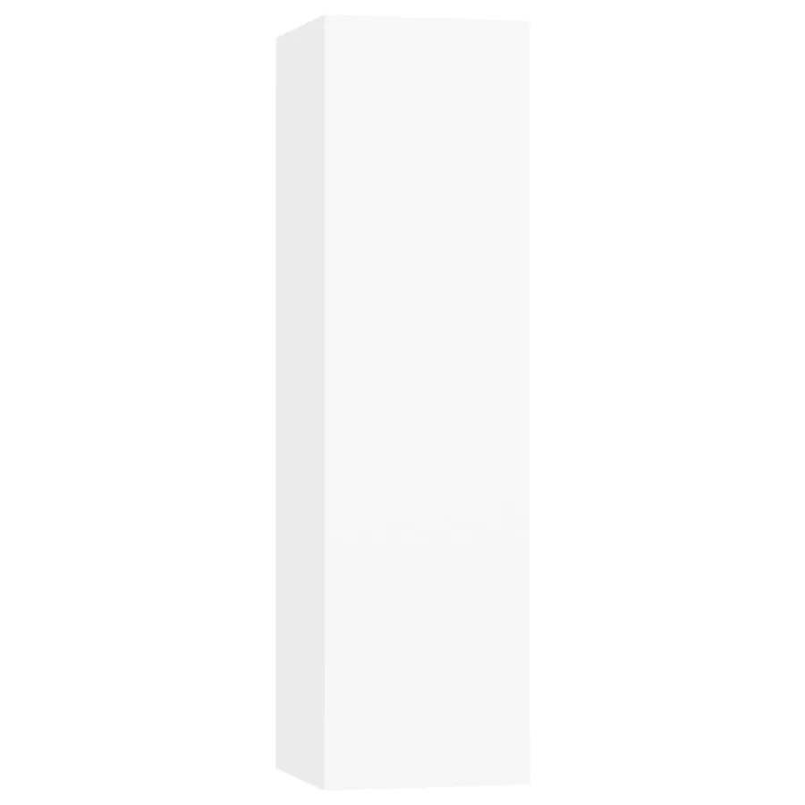 Ensemble de meubles TV 5 pcs Blanc Bois d'ingénierie - 5
