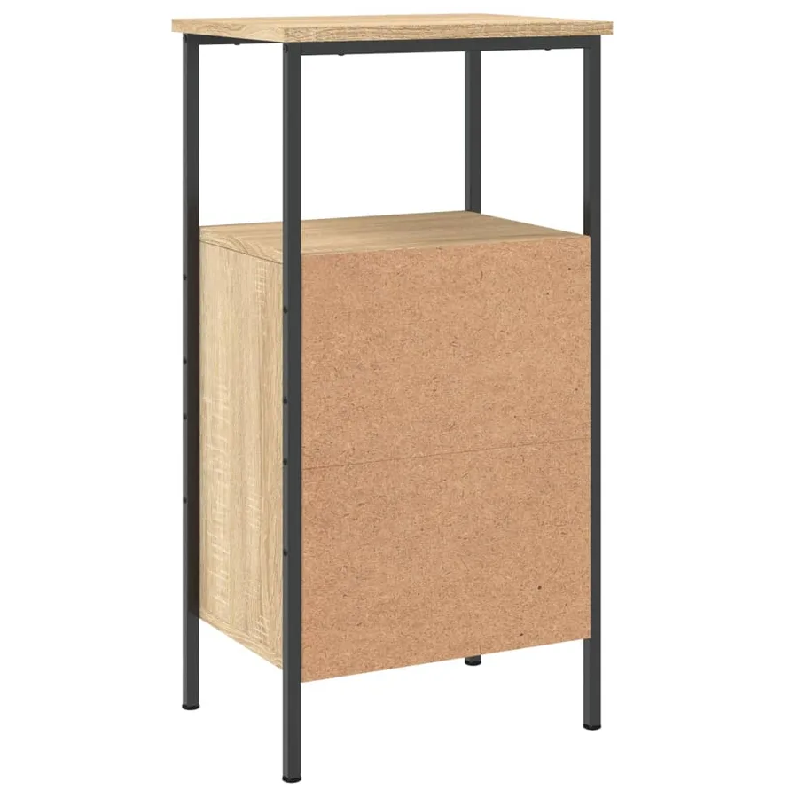 Table de chevet chêne sonoma 41x31x80 cm bois d'ingénierie - 5