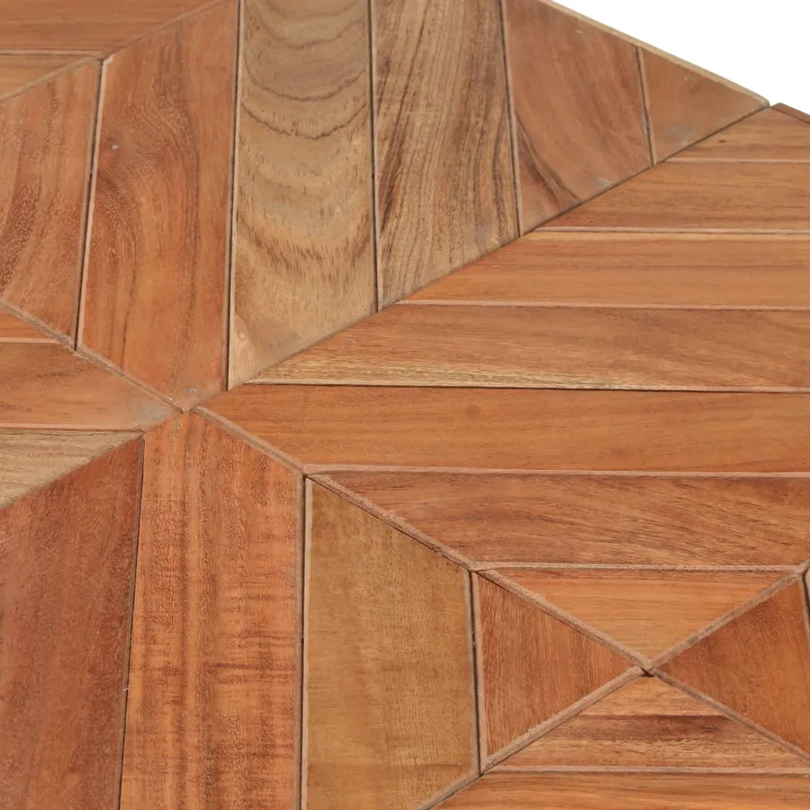 Table à dîner 140x70x76 cm Bois massif d'acacia et de manguier - 6
