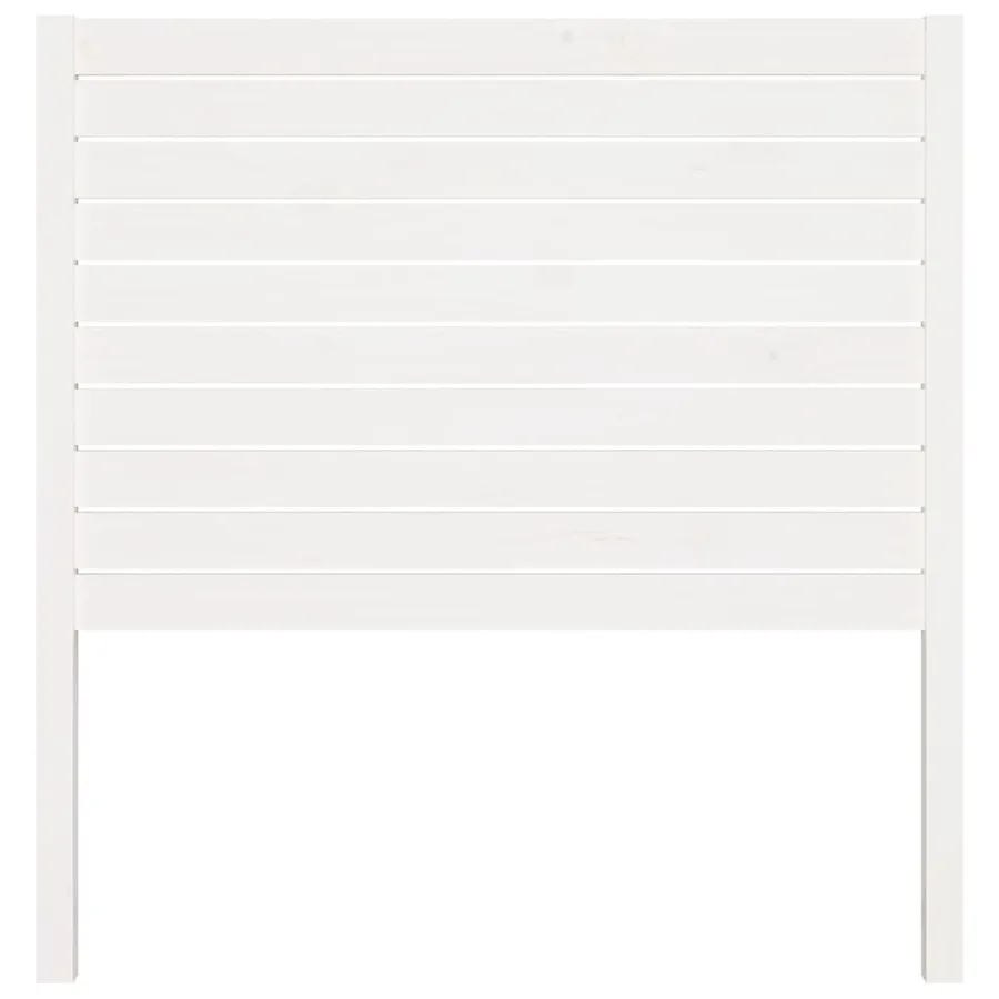 Tête de lit Blanc 96x4x100 cm Bois massif de pin - 3