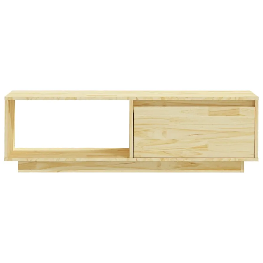 Meuble TV 110x30x33,5 cm Bois de pin massif - 4
