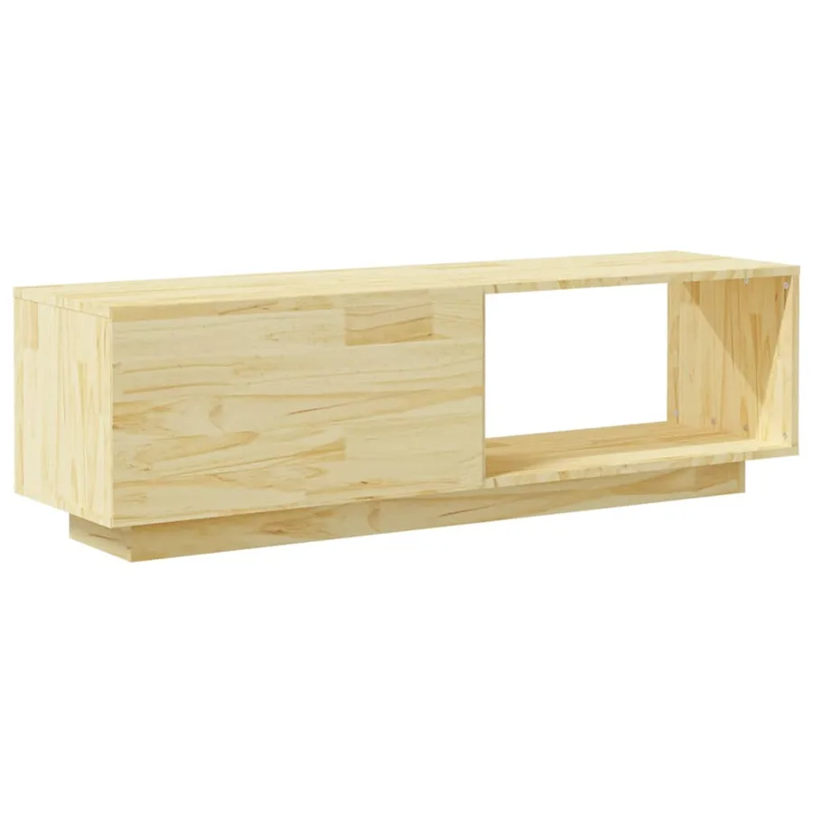 Meuble TV 110x30x33,5 cm Bois de pin massif - 6