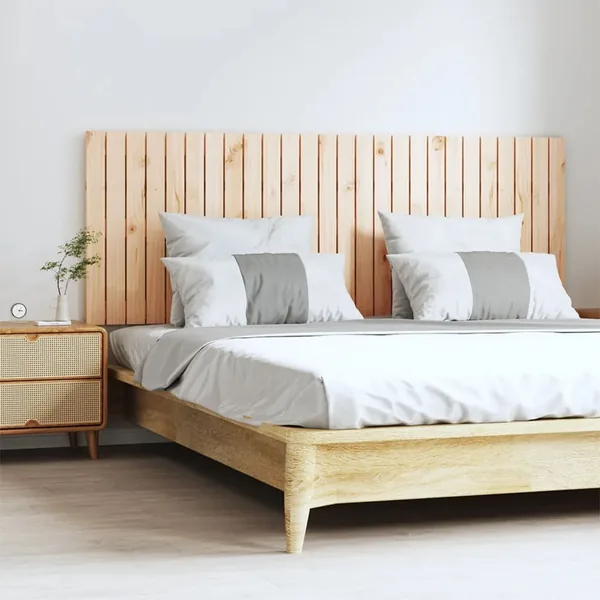 Tête de lit murale 166x3x60 cm Bois massif de pin