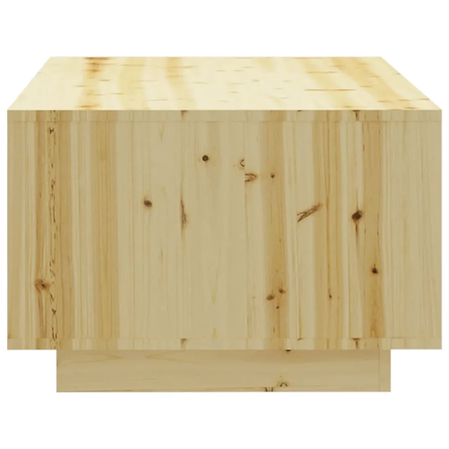 Table basse 110x50x33,5 cm bois de sapin massif - 6