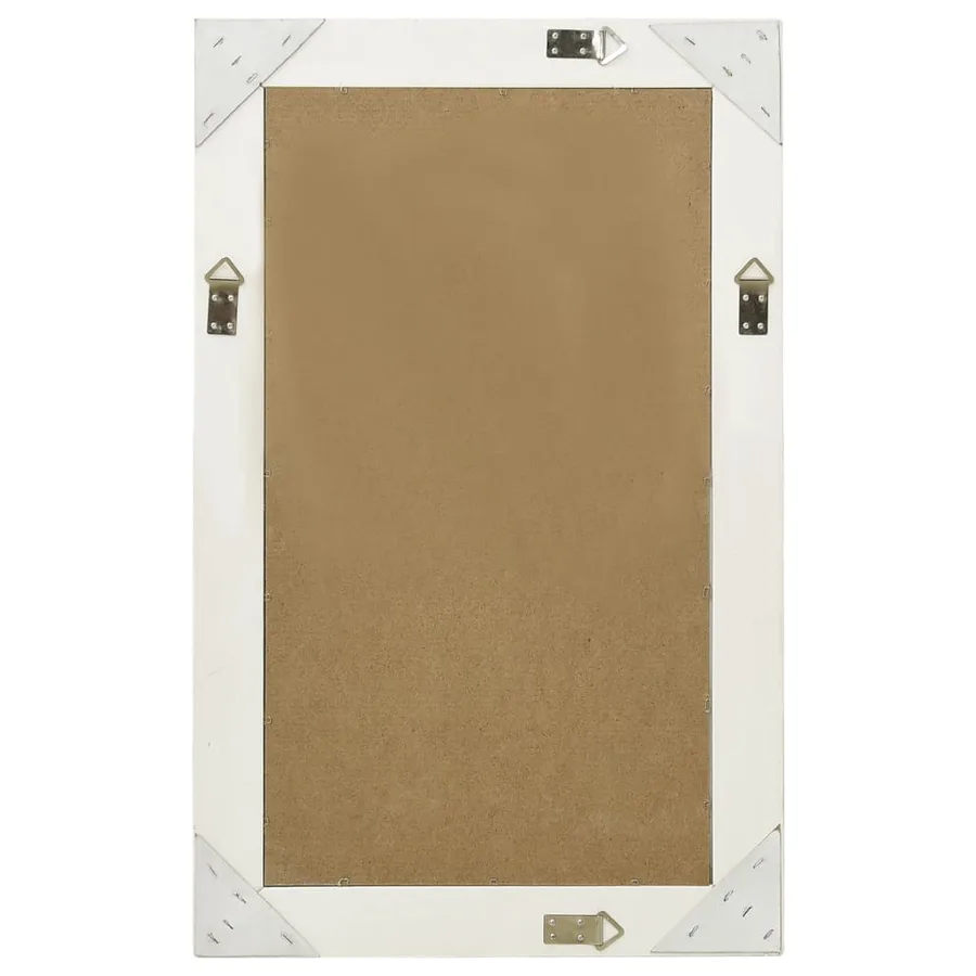 Miroir mural style baroque 50x80 cm Blanc - 3
