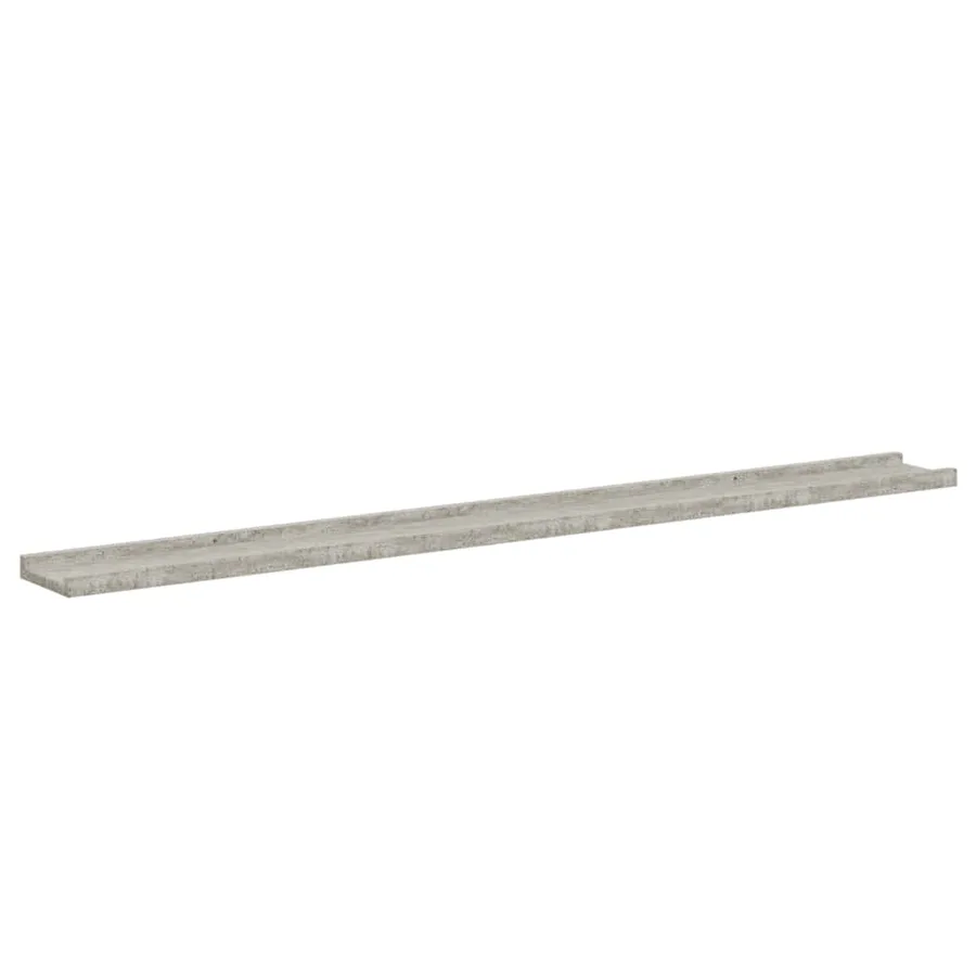 Étagères murales 2 pcs Gris béton 115x9x3 cm - 5