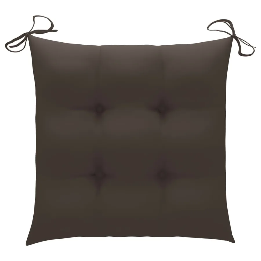 Ensemble à manger d'extérieur pliable 5pcs avec coussins Bambou - 11