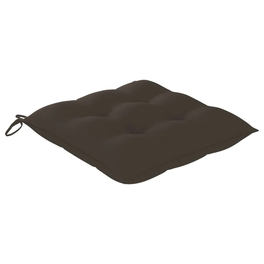 Ensemble à manger d'extérieur pliable 5pcs avec coussins Bambou - 9
