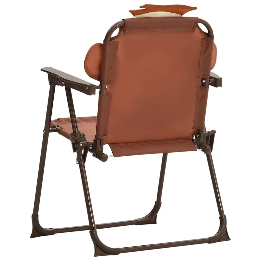 Ensemble de bistro avec parasol pour enfants 3 pcs Marron - 6