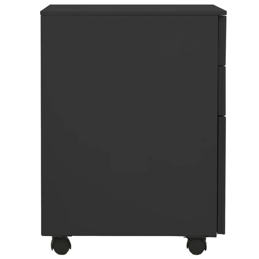 Classeur mobile Anthracite 39x45x60 cm Acier - 3