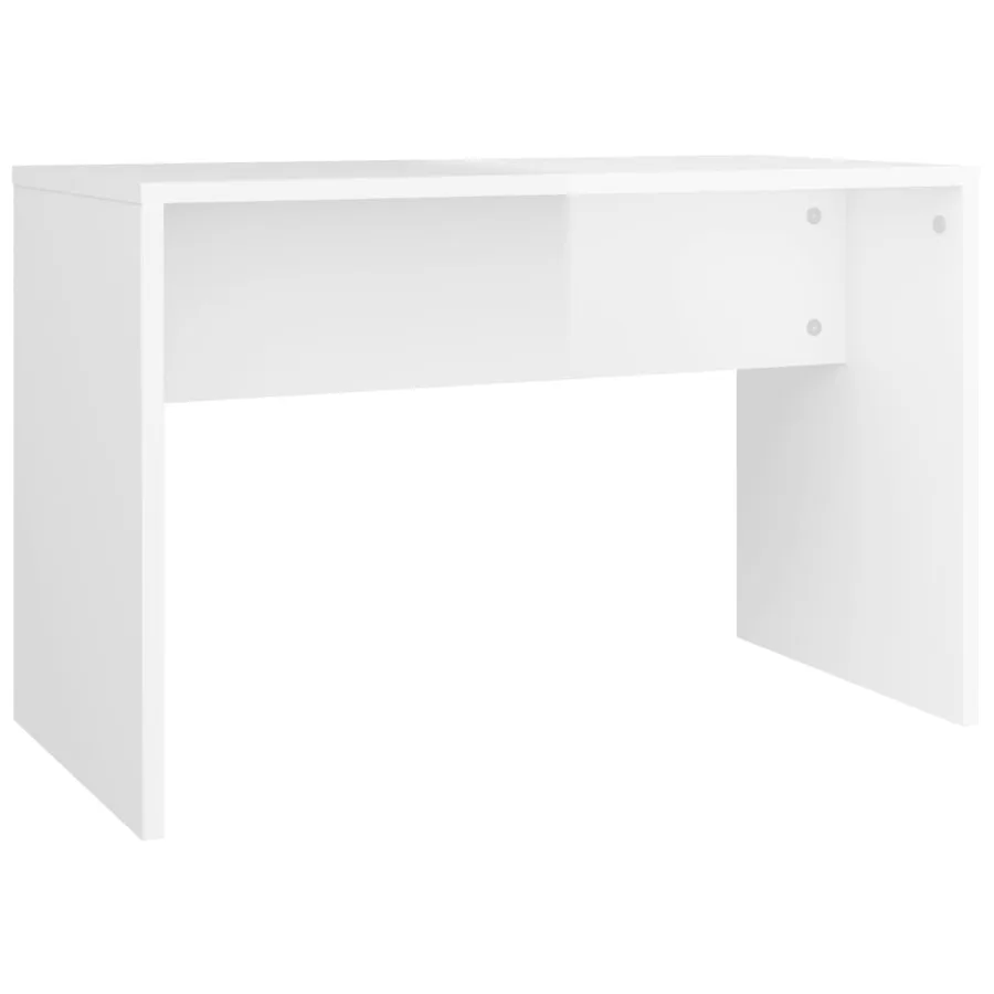 Ensemble de coiffeuse Blanc brillant 74,5x40x141 cm - 7