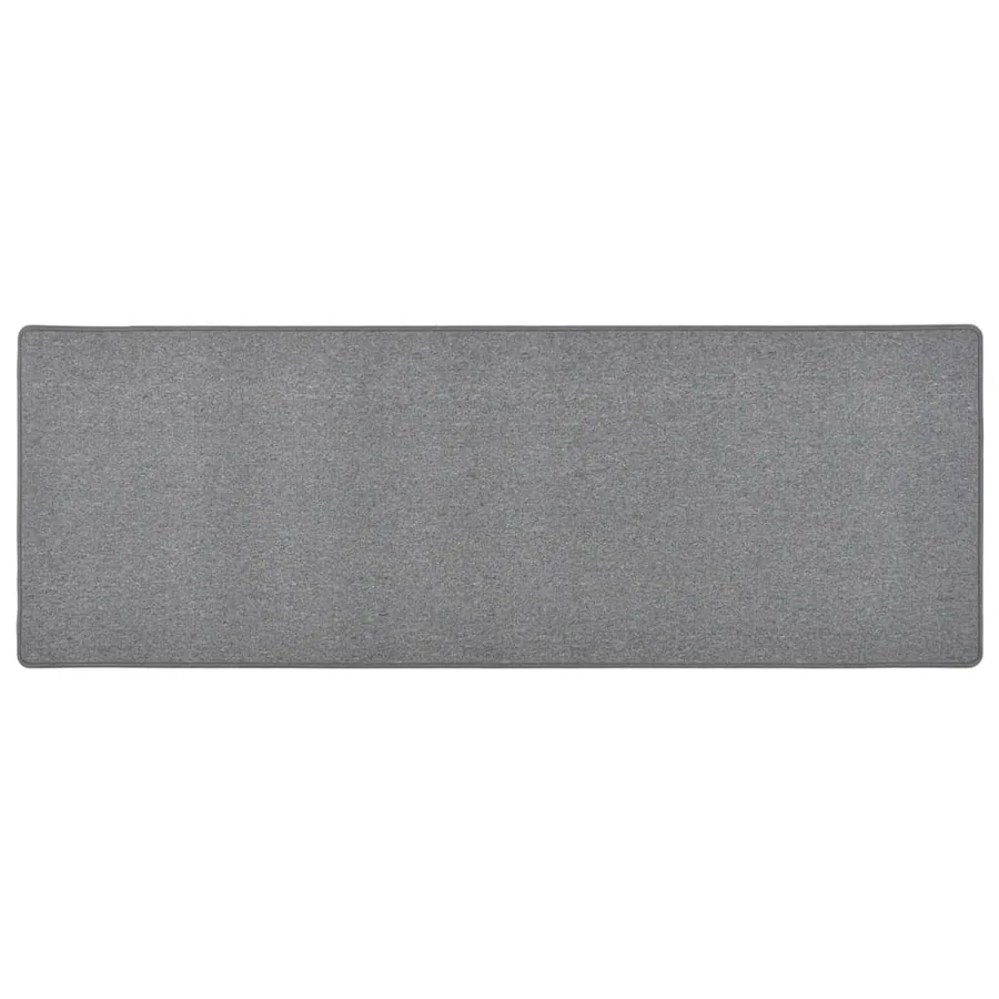 Tapis de couloir Gris foncé 80x250 cm