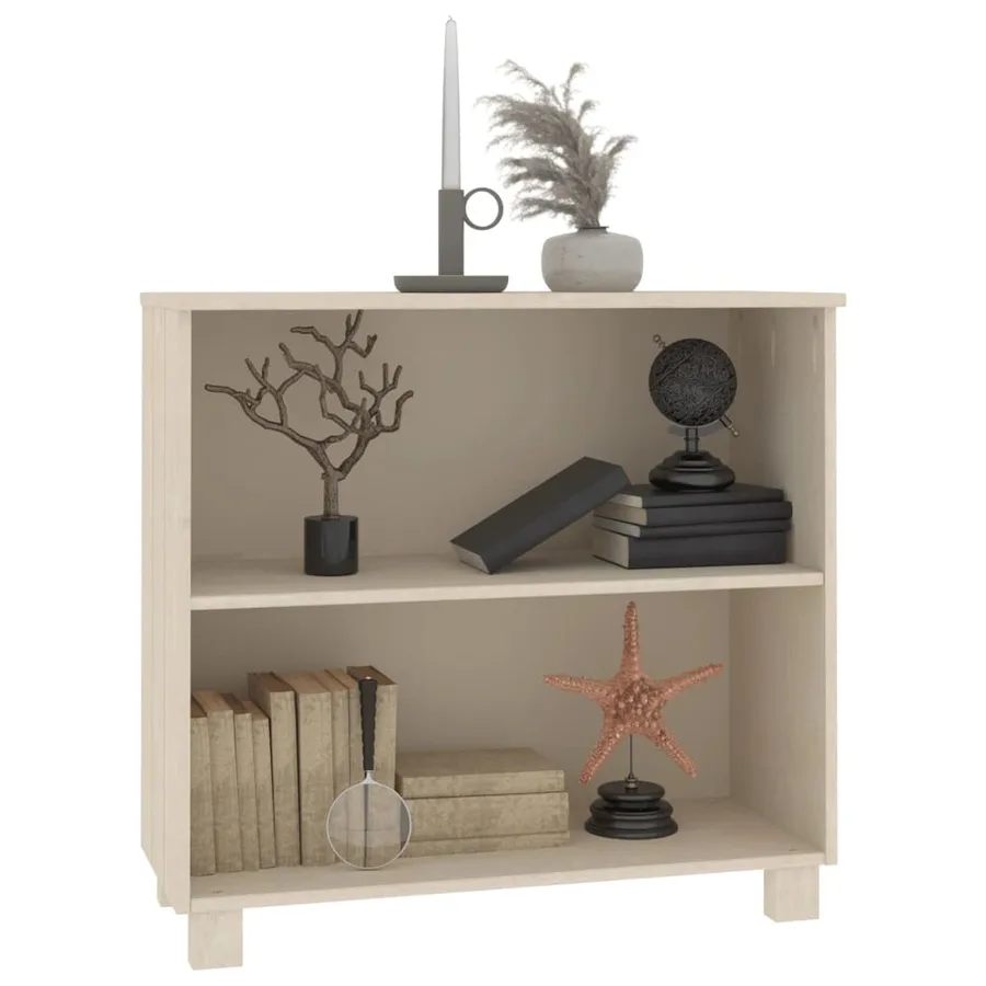 Buffet HAMAR Marron miel 85x35x80 cm Bois massif de pin - 5