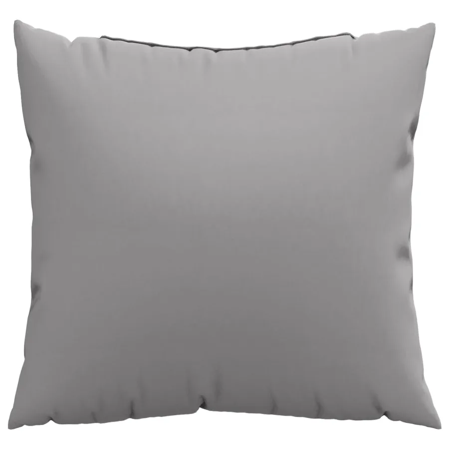 Coussins de canapé lot de 4 gris 40x40 cm tissu - 3