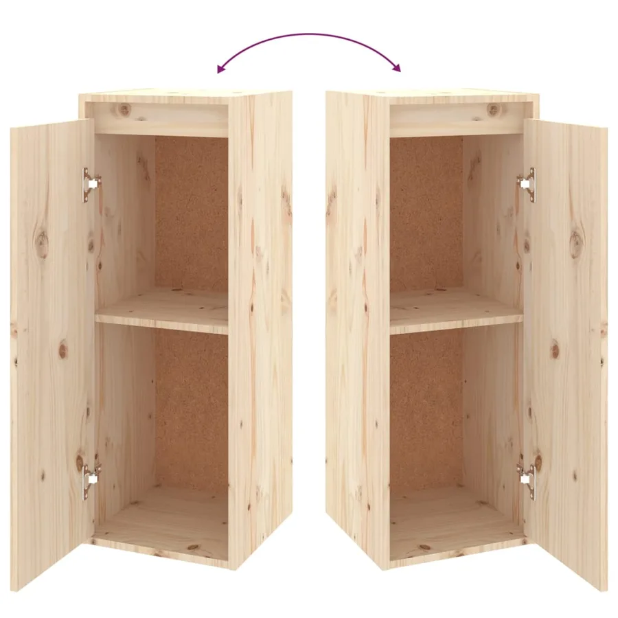 Meubles TV 3 pcs Bois massif de pin - 10