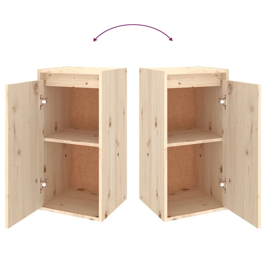 Meubles TV 3 pcs Bois massif de pin - 6