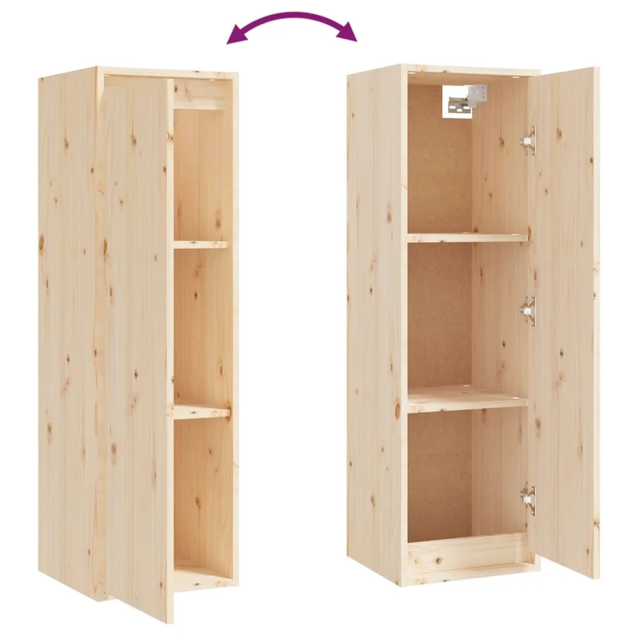 Meubles TV 3 pcs Bois massif de pin - 8
