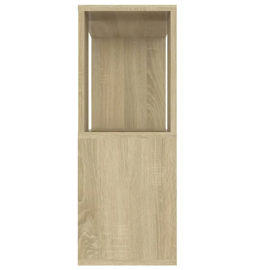 Meuble TV Chêne sonoma 80x24x63 cm Bois d'ingénierie - 6