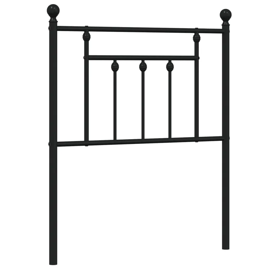 Tête de lit de remplacement métal noir 75 cm - 2