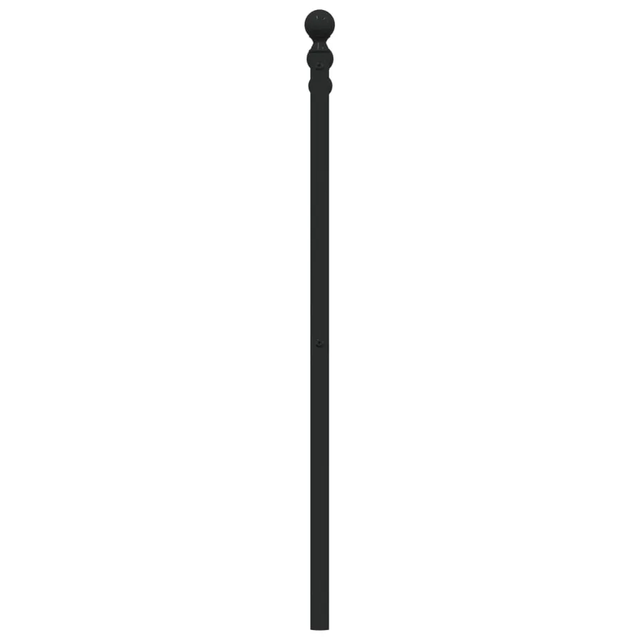 Tête de lit de remplacement métal noir 75 cm - 5
