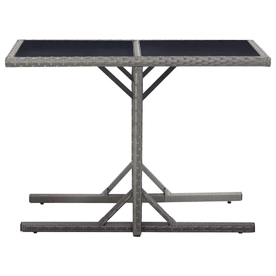 Ensemble à manger de jardin 3 pcs Gris - 13