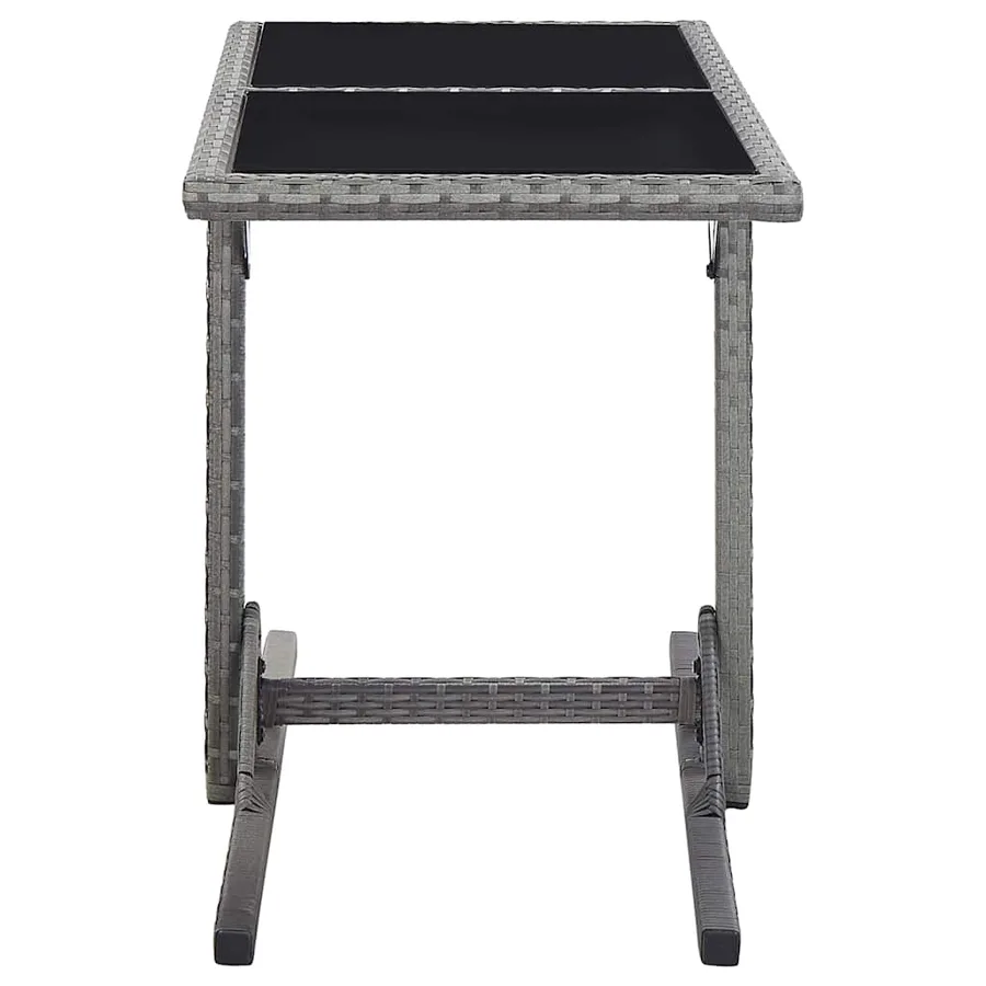 Ensemble à manger de jardin 3 pcs Gris - 14