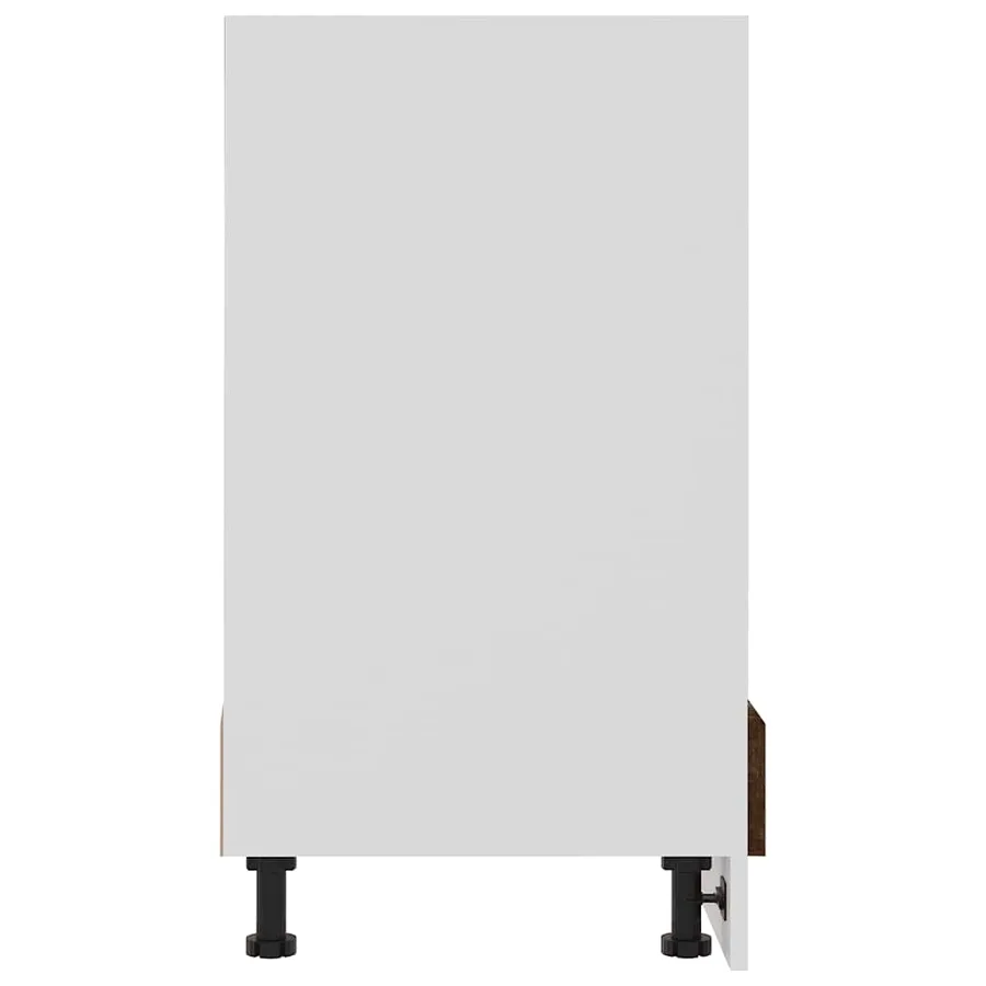 Meuble de four "Riga" Chêne fumé 60 x 46 x 81,5 cm Bois d'ingénierie - 6
