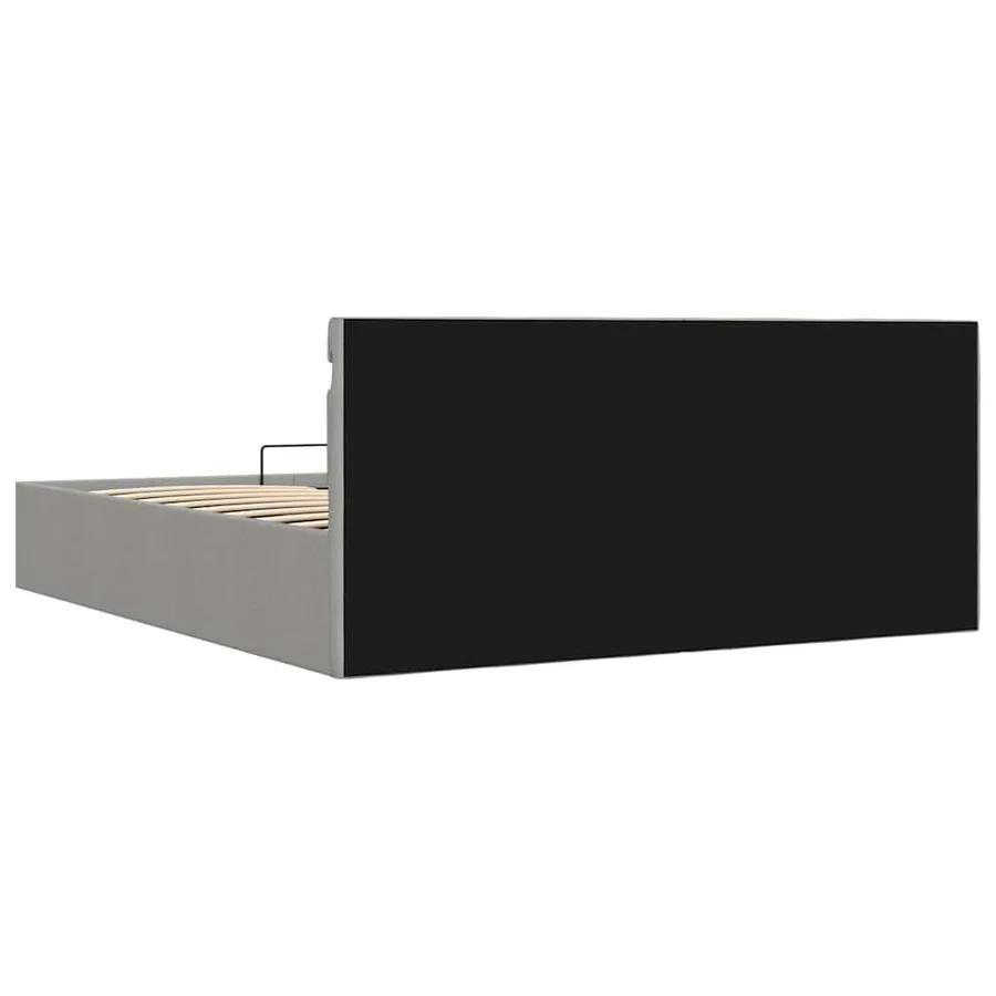 Cadre de lit à rangement hydraulique sans matelas 180x200 cm - 8