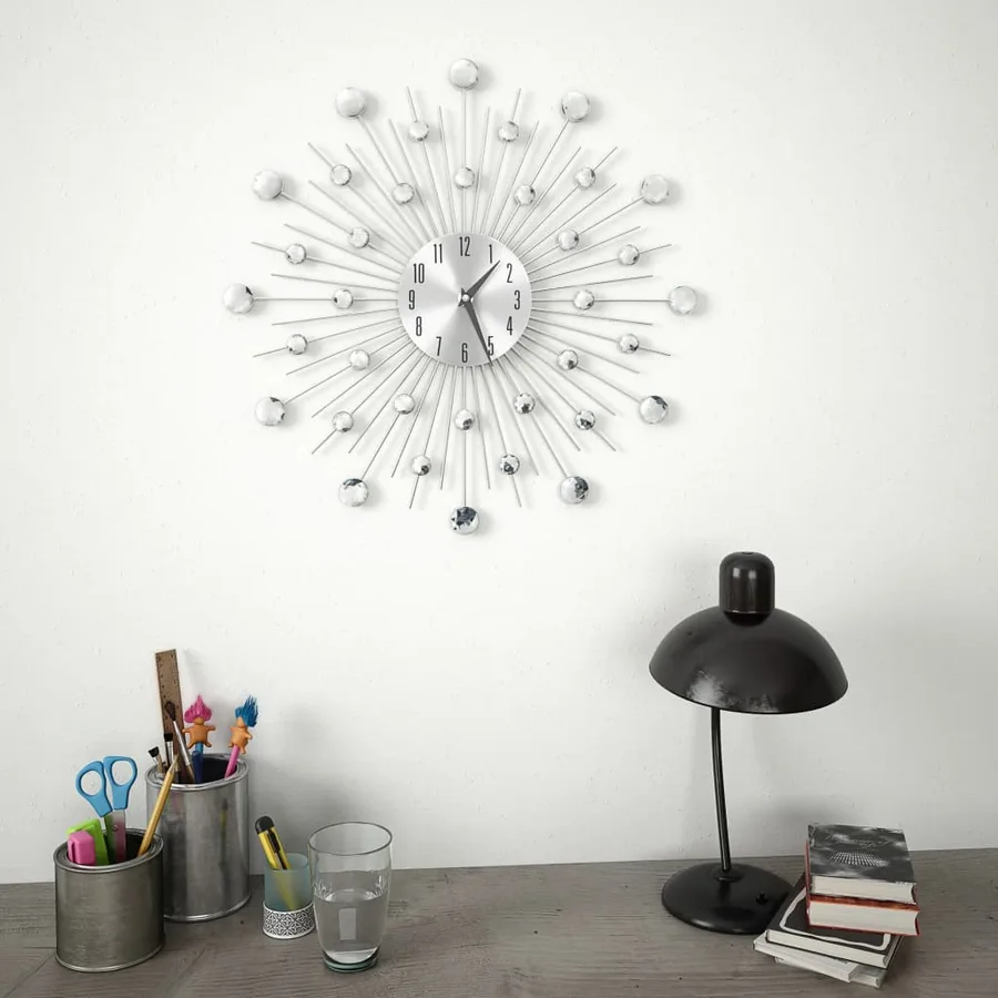 Horloge murale avec mouvement à quartz Design moderne 50 cm - 2