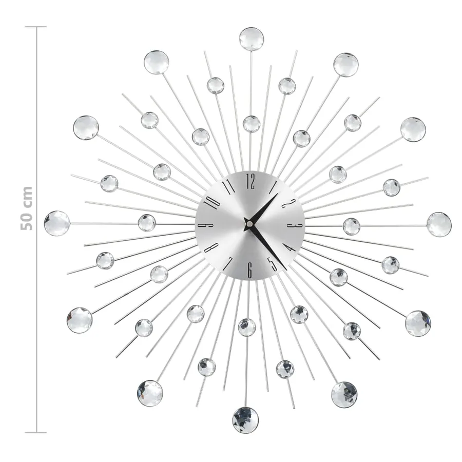 Horloge murale avec mouvement à quartz Design moderne 50 cm - 6