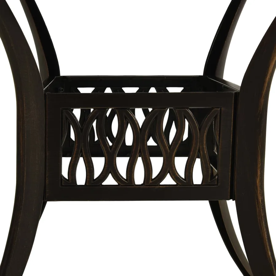 Ensemble de bistro 5 pcs Aluminium coulé Bronze - 13