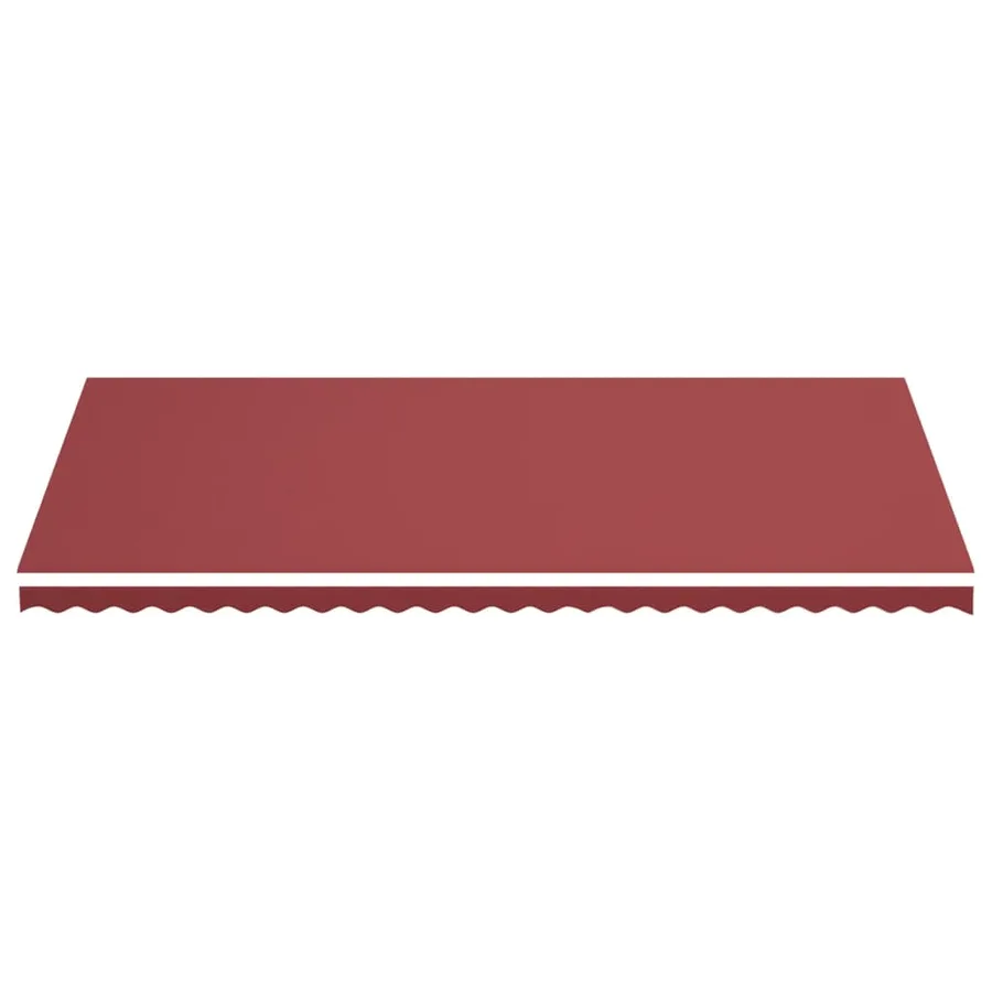 Tissu de remplacement pour auvent bordeaux rouge 6x3 m polyester - 3