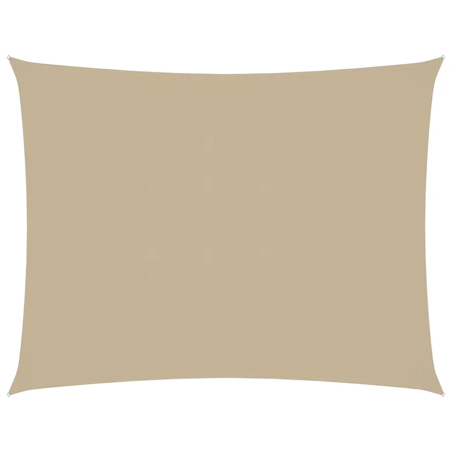 Voile de parasol tissu oxford rectangulaire 2x3,5 m beige - 2