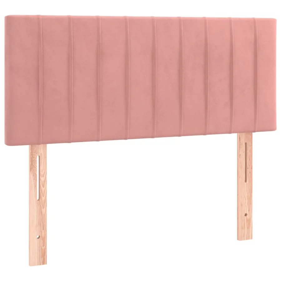 Sommier à lattes de lit et matelas Rose 80x200 cm Velours - 6