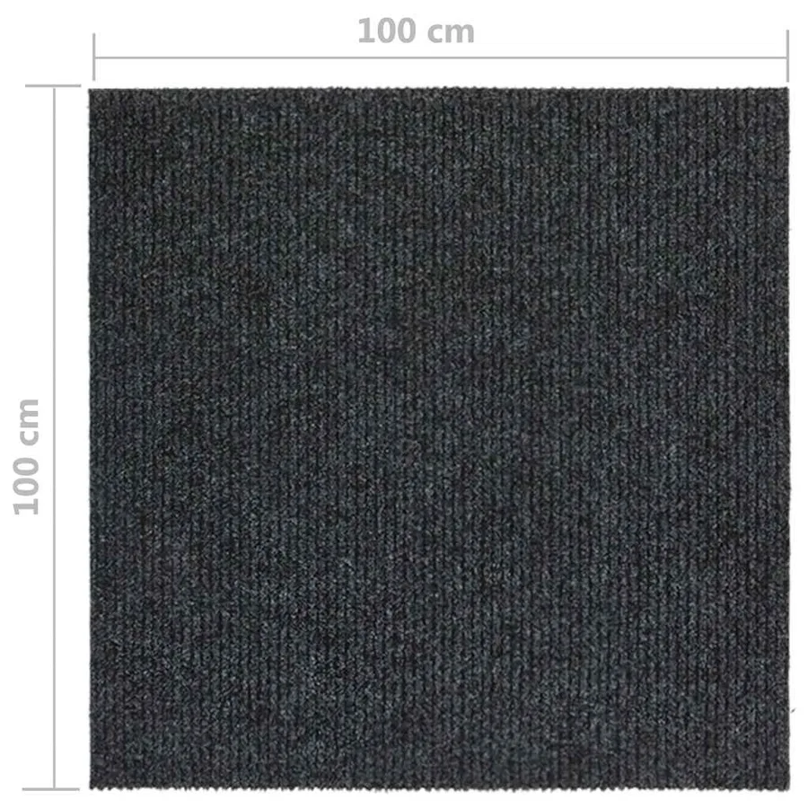 Tapis 100x100 cm Anthracite - 6