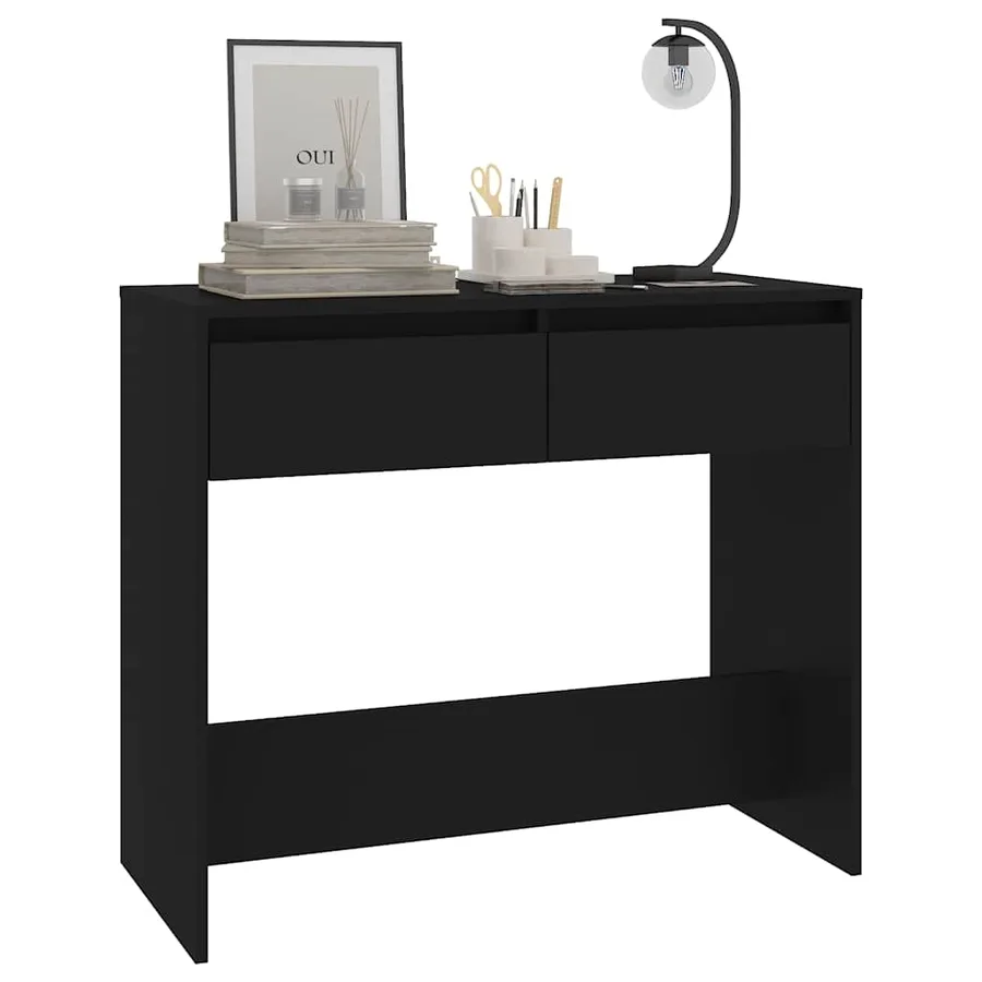 Table console Noir 89x41x76,5 cm Acier - 4