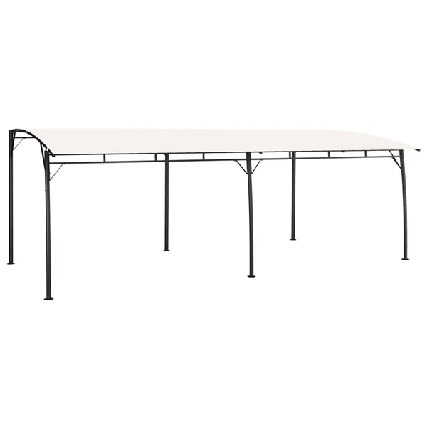Auvents parasols 6 x 3 x 2,55 m Crème