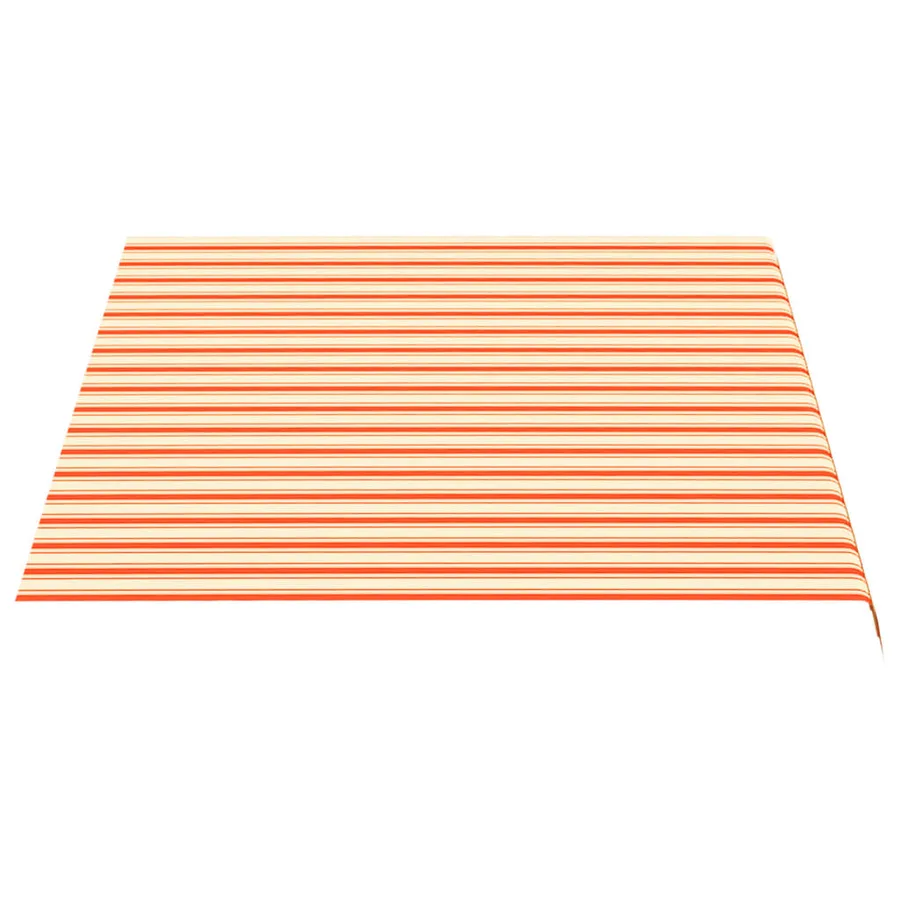 Tissu de remplacement pour auvent jaune et orange 3,5x2,5 m polyester - 4