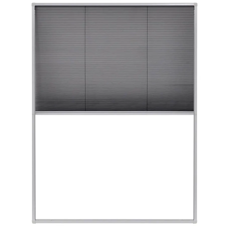 Moustiquaire plissée pour fenêtre Aluminium 60 x 80 cm - 2