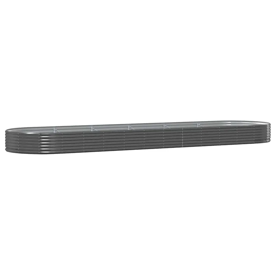 Lit surélevé de jardin Acier galvanisé Anthracite - 2