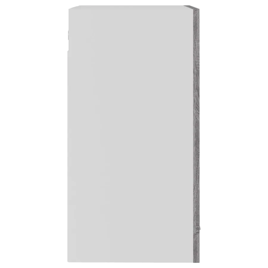 Vitrine suspendue "Lyon" Gris Sonoma 40 x 31 x 60 cm Bois d'ingénierie - 7