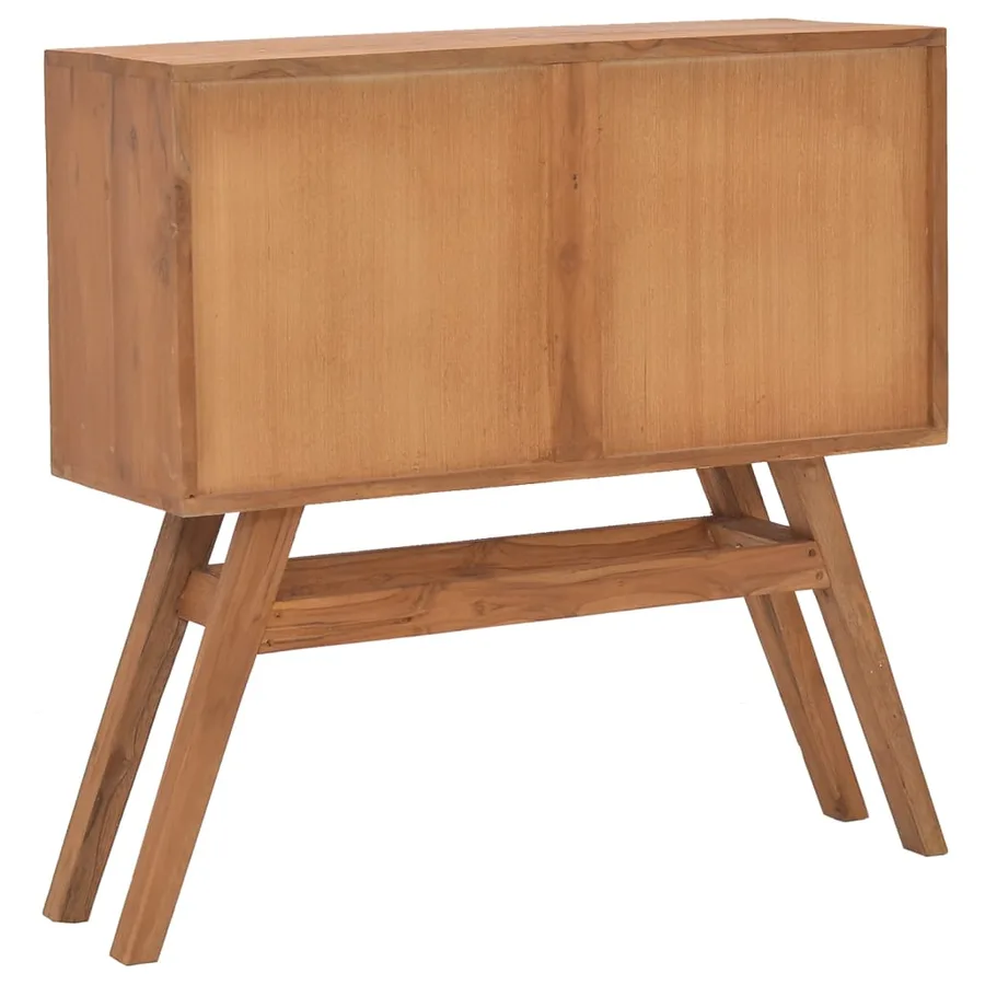 Table console 80x30x80 cm Bois de teck solide - 5