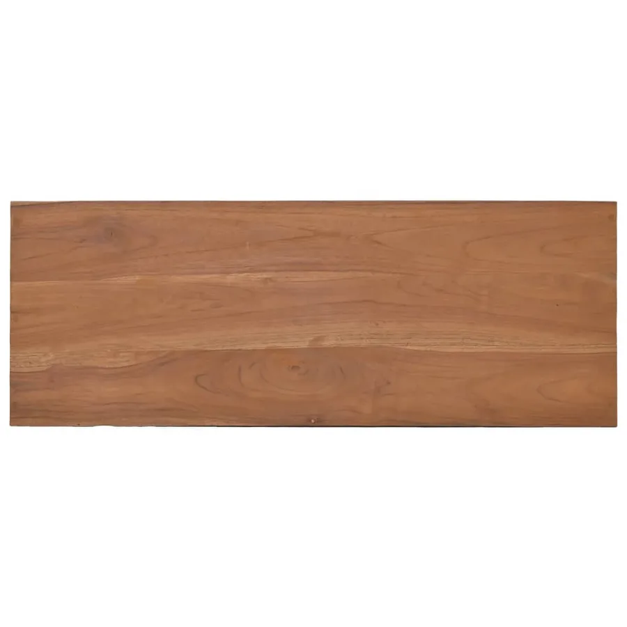 Table console 80x30x80 cm Bois de teck solide - 6
