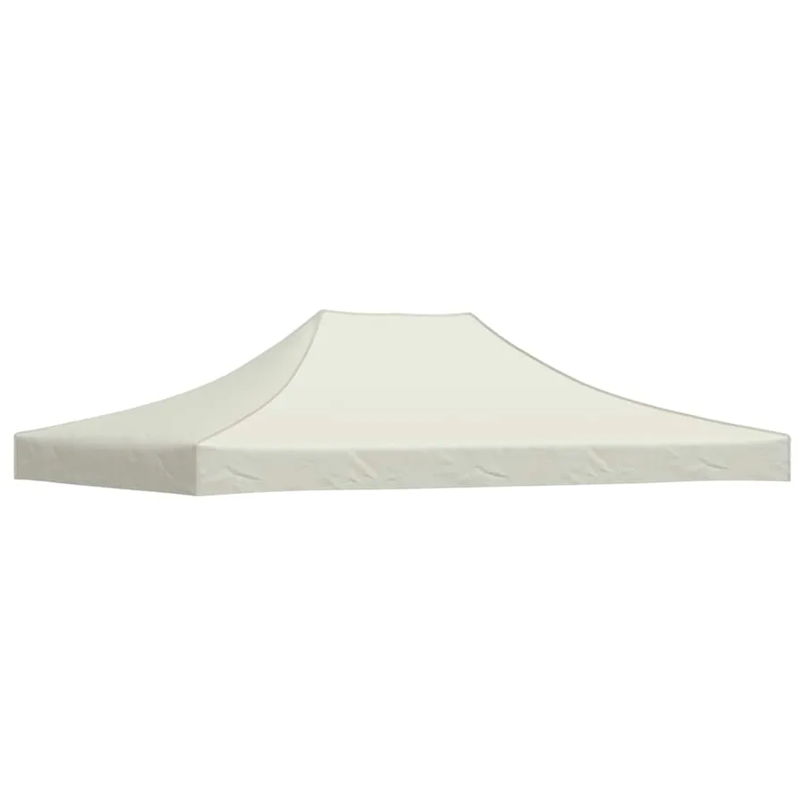 Toit de tente de réception 4x3 m Crème 270 g/m² - 2