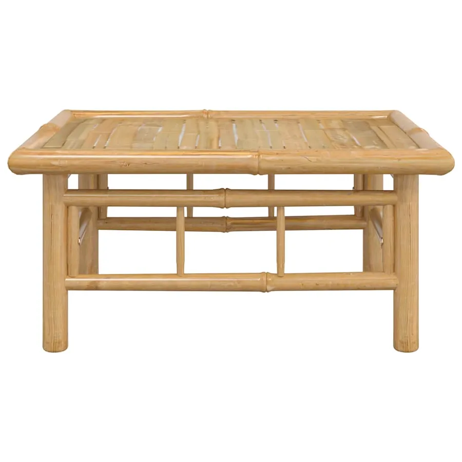 Table de jardin 65x55x30 cm bambou - 4