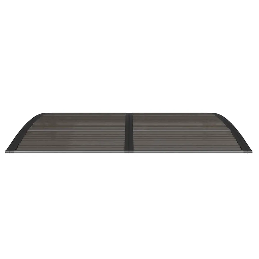 Auvent de porte Noir 150x100 cm Polycarbonate - 4