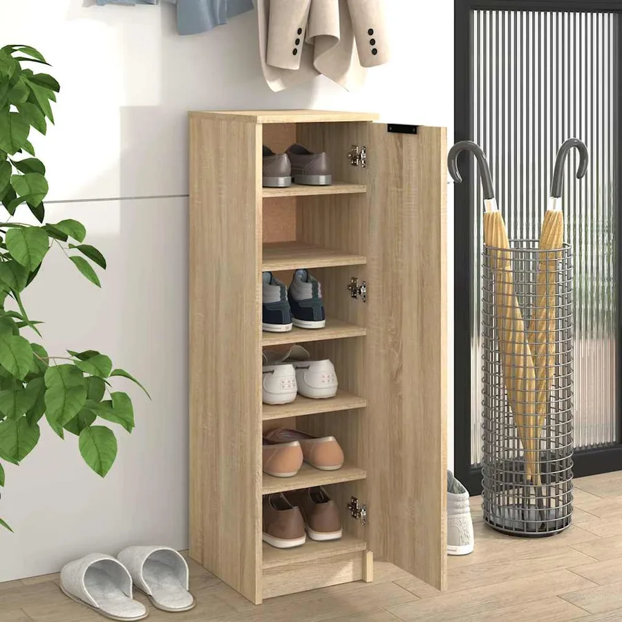 Armoire à chaussures Chêne Sonoma 30x35x100cm Bois d'ingénierie - 3