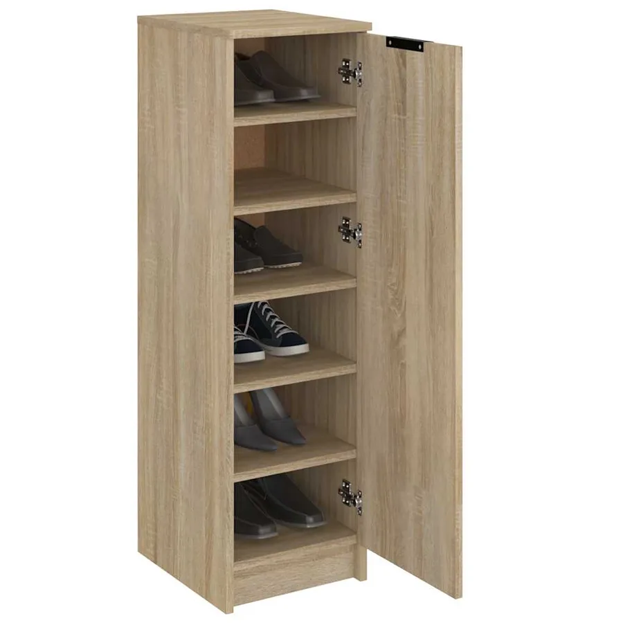 Armoire à chaussures Chêne Sonoma 30x35x100cm Bois d'ingénierie - 4