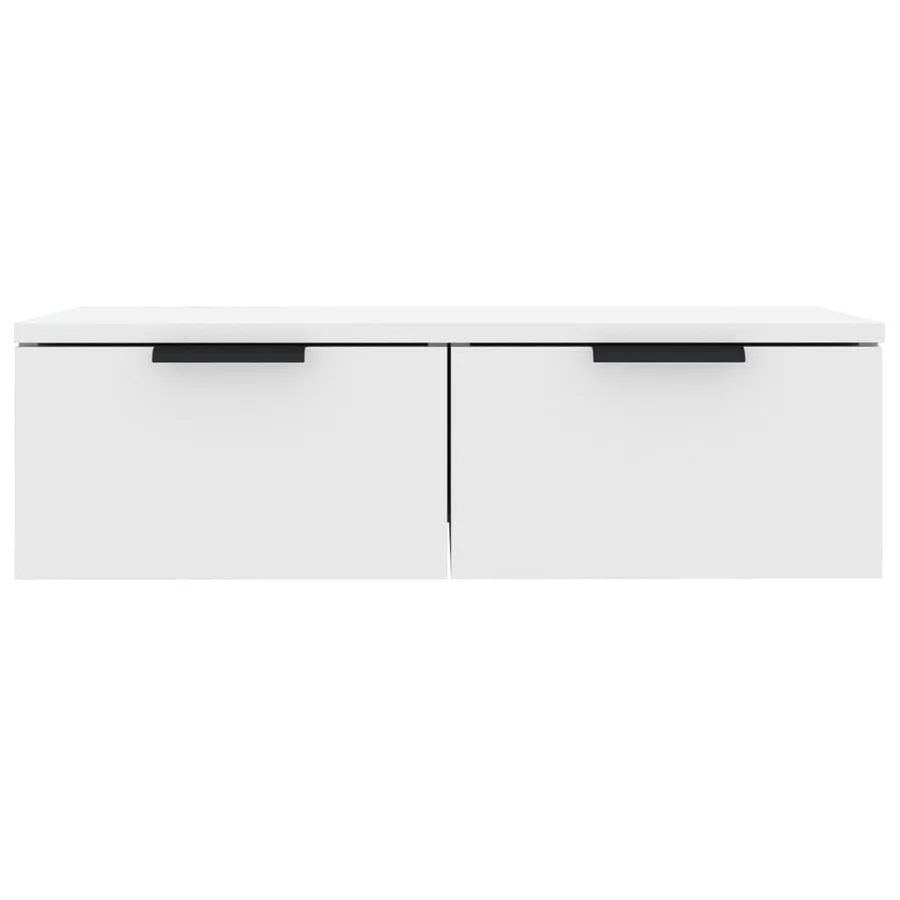 Armoire murale blanc 68x30x20 cm bois d'ingénierie - 7